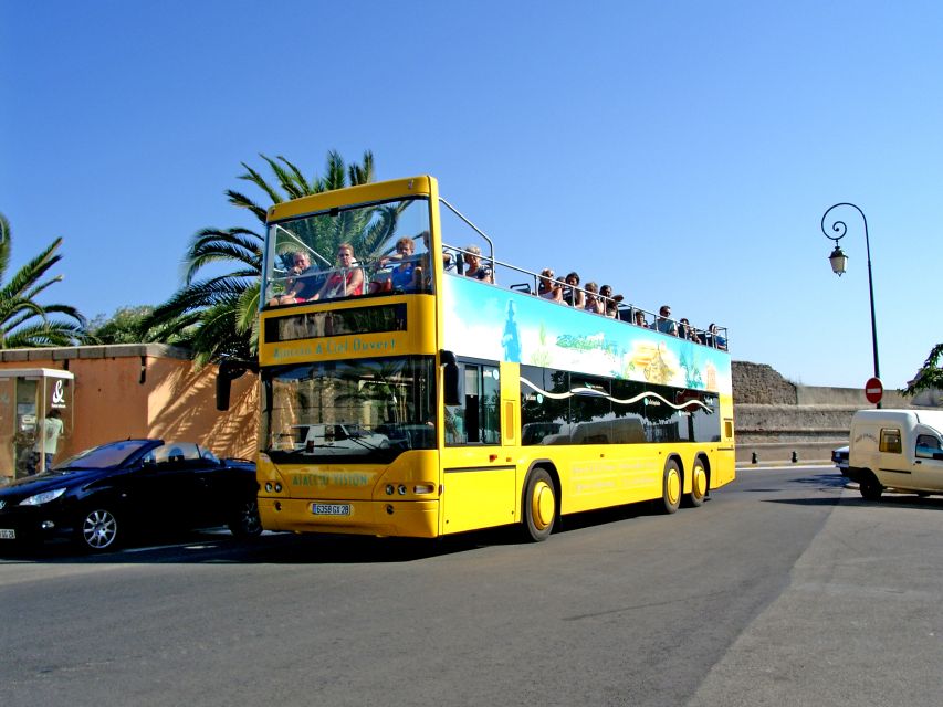 Ajaccio: Town Highlights and Coast Open-Top Bus Tour - Duration and Route Flow: Town First, Coast Second