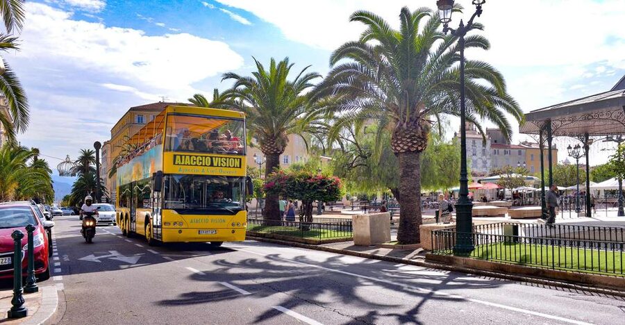 Ajaccio: Town Highlights and Coast Open-Top Bus Tour - Napoleon in Ajaccio, From Casone to the Four Brothers