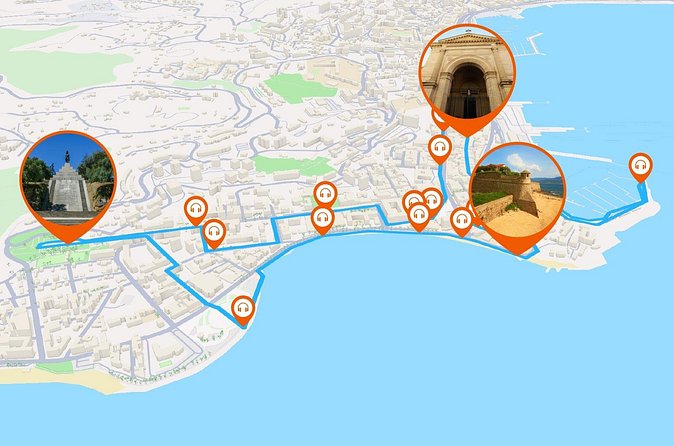 Ajaccio Walking Tour 2h30 and 18 audio reviews - Beach Saint-François, Casino d’Ajaccio, and Miot Square