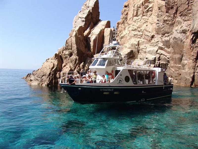 Cargèse: Calanques of Piana on a family boat - Calanques de Piana: Swimming Time Plus Geology That Makes the Rocks Make Sense
