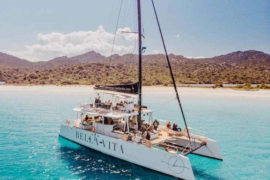 Catamaran half-day excursion - Swim stops near sumptuous beaches, with clear-water fun