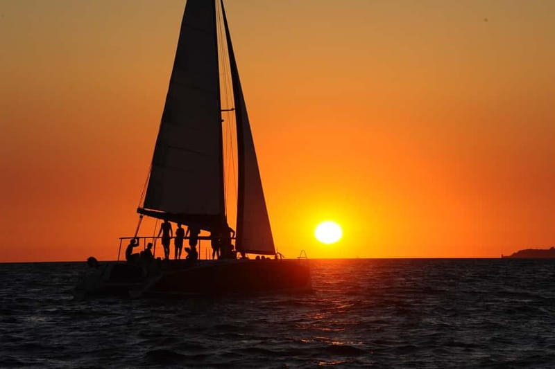 Catamaran trip to the Lavezzi Islands at sunset with snorkeling - The Lavezzi Islands at golden hour: what your anchor stop feels like