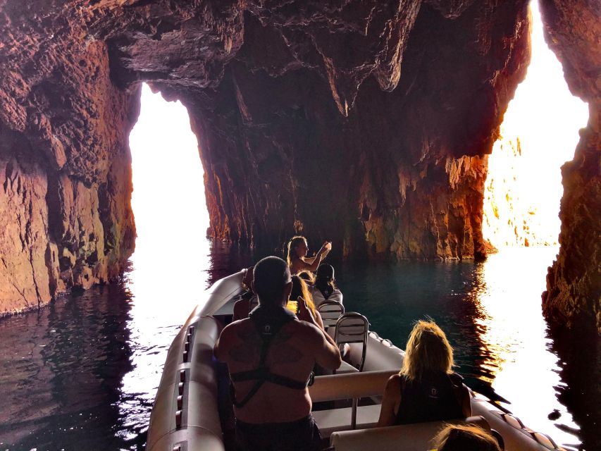 Croisière Calanques de Piana - Baignade bateau 12 places - Where you start: Sagone or Cargèse and why it can save time