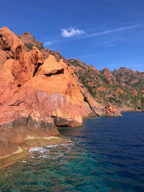 Croisière Sunset Scandola Piana Baignade bateau 12 places - Calanques de Piana: red cliffs, caves, and the drama of scale