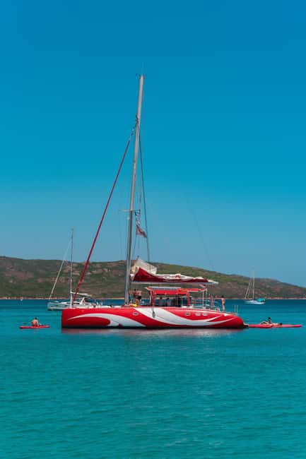 Cruising on a sailing maxi-catamaran - Food, drinks, and that Corsica-shaped flavor profile