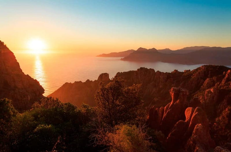 De Sagone/Cargese: Sunset Apéro Calanques de Piana Baignade - Tower of Omigna: the quick scenic pass that sets the mood