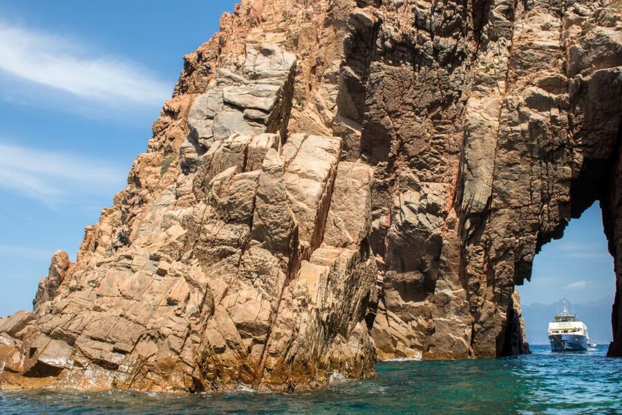 From Porto: Boat tour to the Calanches of Piana & Capo Rosso - The hybrid boat ride: quiet, comfy, and easier on the water