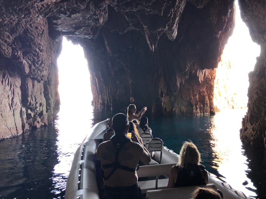 From Sagone/Cargèse: Scandola and Calanques de Piana Cruise - Calanques de Piana and Capo Rosso: Red Cliffs, Caves, and Real Swim Time
