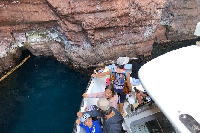 From Sagone/Cargèse: Scandola Calanques Piana Girolata Swimming - The Gulf of Porto From The Boat Window