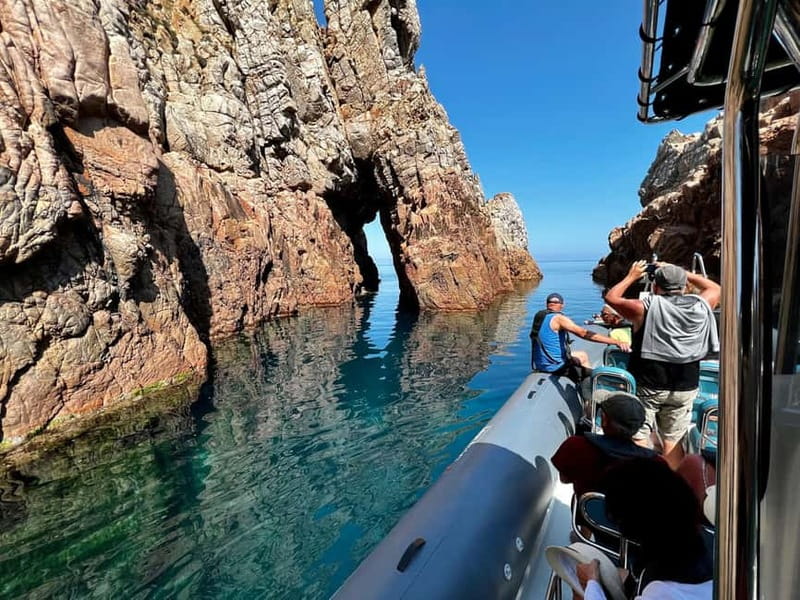 From Sant Ambroggio: Scandola, Girolata & Calanques de Piana - Snorkeling and swimming in the turquoise waters