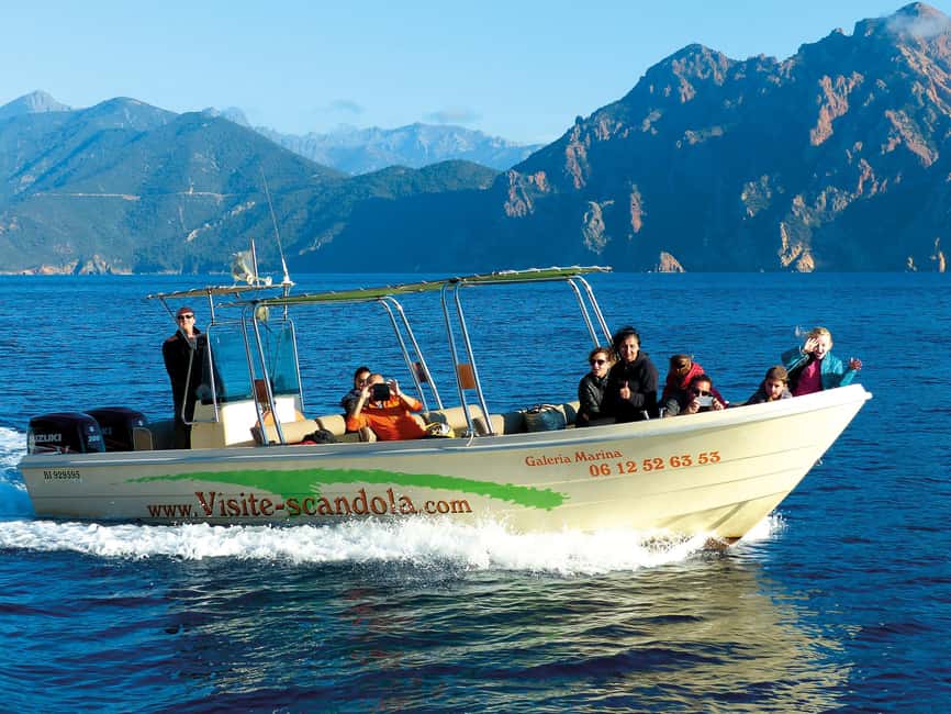 Girolata - Scandola - Corsica by boat: Galeria to the roadless Girolata stop