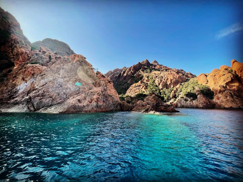 Near Ajaccio : Cruise to Piana Scandola cliff tasting sunset - Capo Rosso: The Rock Arch Stop and the Natural Swimming Pool