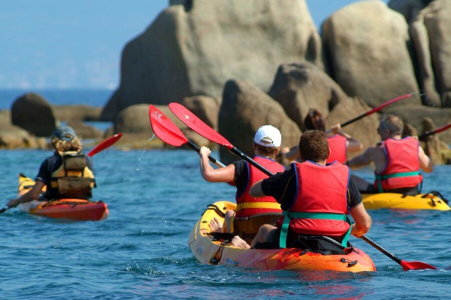 Porticcio: Guiding Kayaking Tour - What this tour feels like in real life