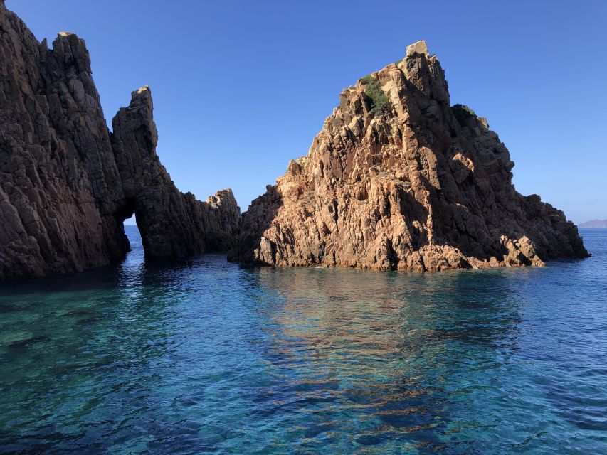 Sagone/Cargèse: Scandola, Piana, Girolata Cruise W/Swimming - Capo Rosso: arch views plus swimming time